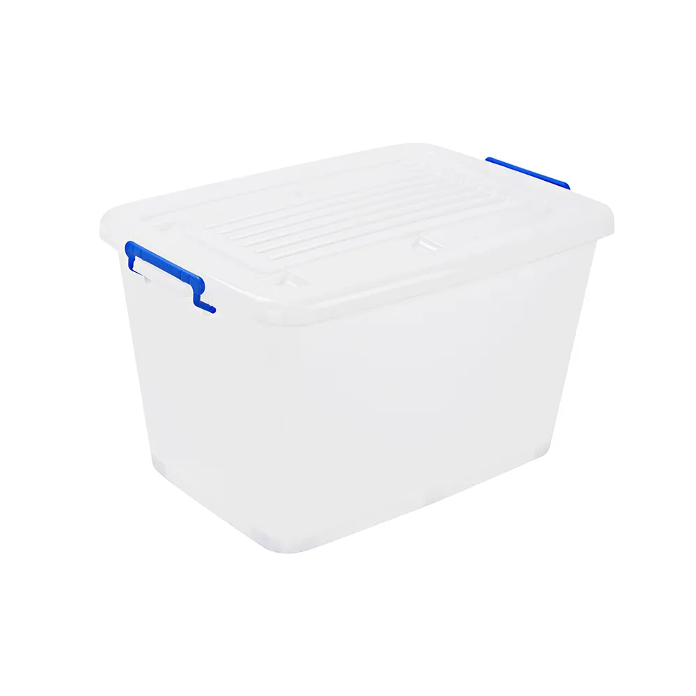 【KEYWAY 聯府】蘭斯加厚滑輪整理箱90L-3入(加厚耐用 收納箱 置物箱 MIT台灣製造)