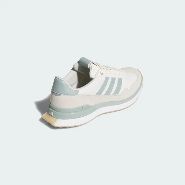 【adidas 愛迪達】W S2G 26 TEX 女 高球鞋 皮革 緩震 無釘 灰綠 白(JQ3563)