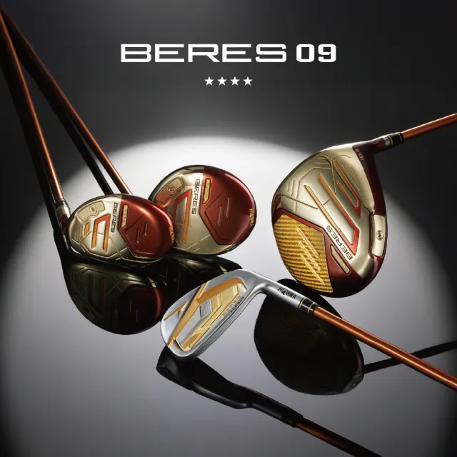 【HONMA 本間高爾夫】BERES 09 4星 ARMRQ 4FX 2木+多功能桿+鐵桿6支組(6-11)不含球桿袋 日本製高爾夫球桿