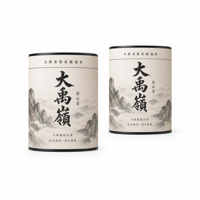 【台灣茶葉產銷協會】大禹嶺高山茶 2入組｜罐裝4兩
