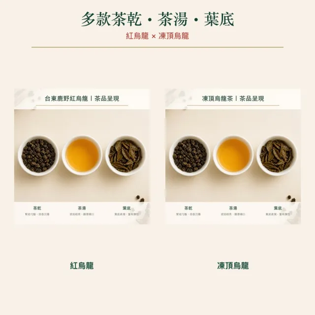 【台灣茶葉產銷協會】紅烏龍＋凍頂烏龍茶 雙茶3入組｜罐裝4兩(1+2)