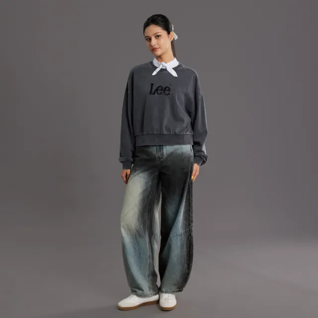 【Lee】女裝 牛仔褲 / 繭型牛仔褲 淺藍洗水 BARREL FIT / LB617131863