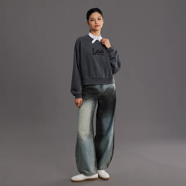 【Lee】女裝 牛仔褲 / 繭型牛仔褲 淺藍洗水 BARREL FIT / LB617131863