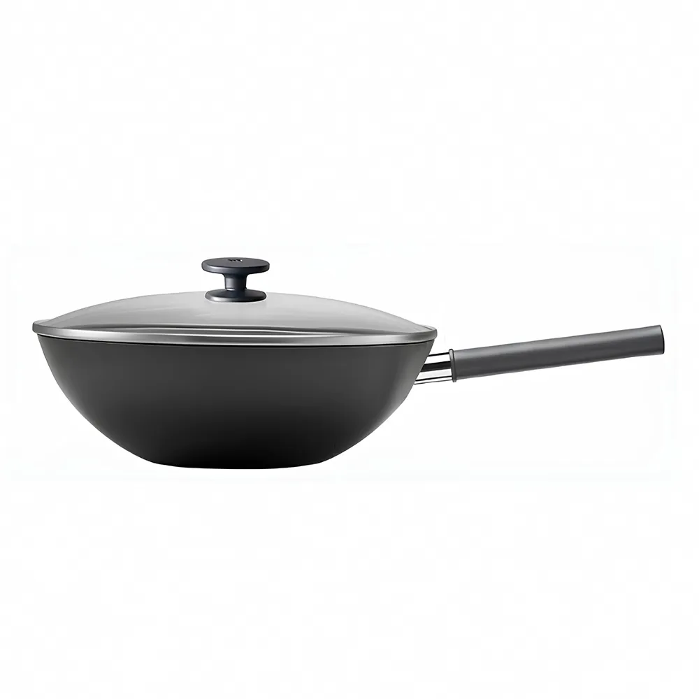 【ZWILLING 德國雙人】SILVER IRON 銀光無塗層不易鏽中式鐵炒鍋30cm-新舊包裝隨機(德國雙人牌集團官方直營)