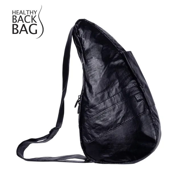 【HEALTHY BACK BAG】官方直營-印花系列RECYCLED PRINT SMALL 斜背包-鈦霧黑 男包 女包 側背包 大容量包