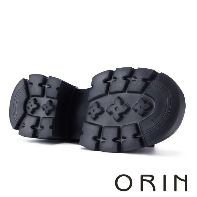 【ORIN】經典學院風厚底樂福鞋 咖啡