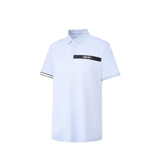 【HONMA 本間高爾夫】男款透氣短袖polo衫 2026春夏款 日本高爾夫專業品牌(M-2XL 藍色 HMMX707R101)