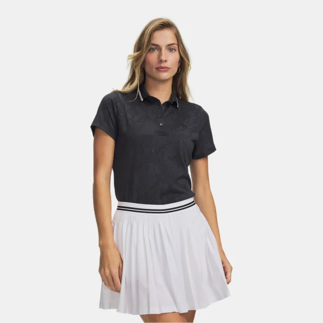 【UNDER ARMOUR】UA 女 ArmourDry Jacquard 短Polo_6013993-001