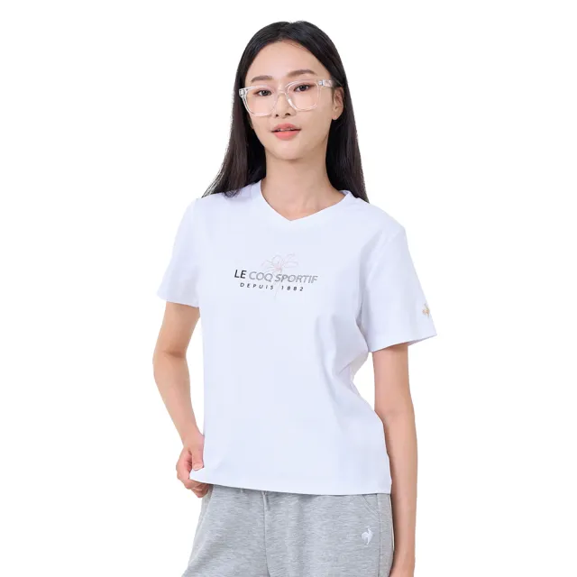 【LE COQ SPORTIF 公雞】短袖T恤 女款 3色 LWY22001