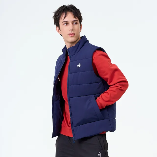 【LE COQ SPORTIF 公雞】鋪棉背心 男女款 4色 LWY61791_LWY62791