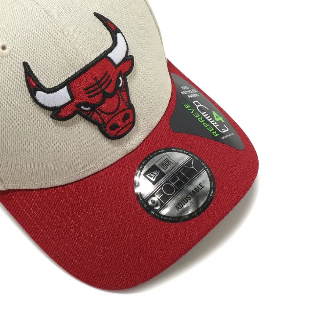 【NEW ERA】棒球帽 940 2 Tone Stone Repreve 芝加哥公牛 石灰 紅 NE60508652