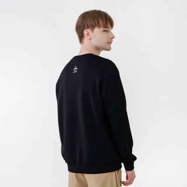 【Munsingwear】企鵝牌 男款黑色 網路獨家 經典大企鵝長袖上衣 MGYL2806