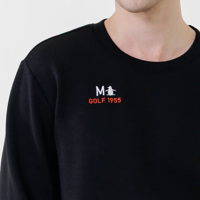 【Munsingwear】企鵝牌 男款黑色 網路獨家 經典大企鵝長袖上衣 MGYL2806
