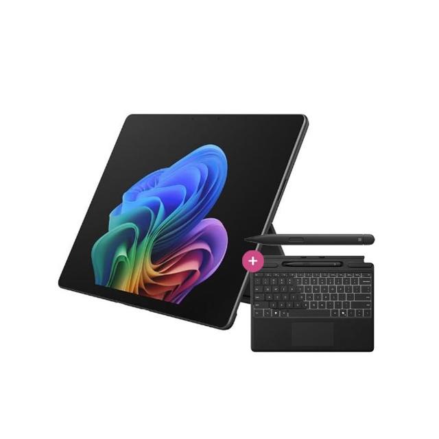 【Microsoft 微軟】鍵盤蓋+筆組★Surface Pro-13吋 輕薄觸控 AI筆電(第12版/X2 Plus/16G/512G/W11H)