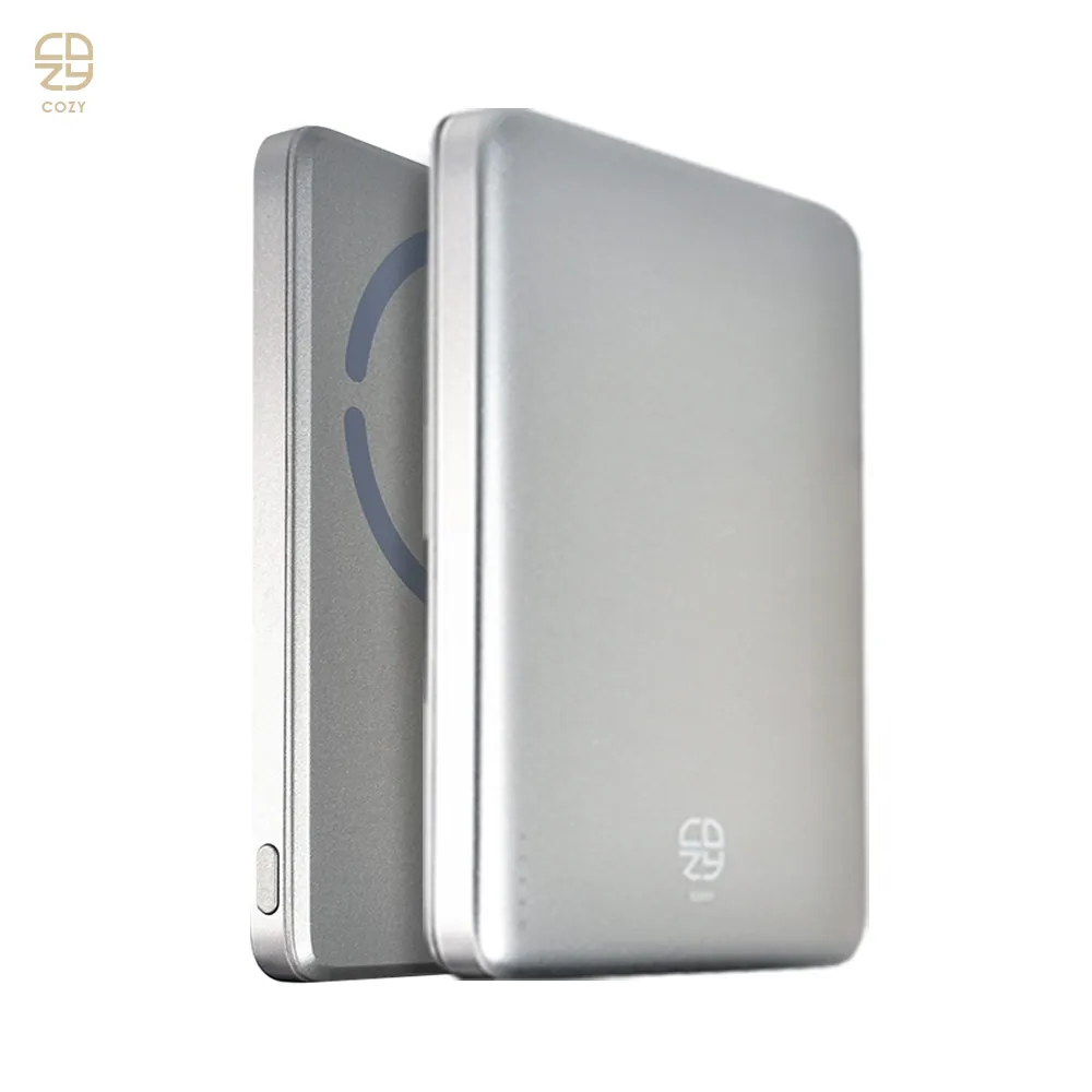 POT-489S 固態鋰電超薄磁吸行動電源 10000mAh(固態鋰電不爆炸、不燃燒、不膨脹)