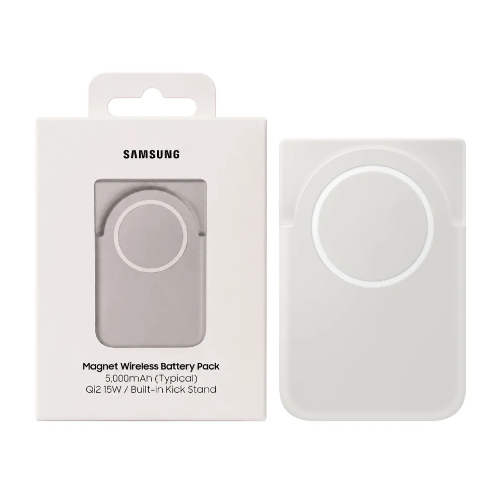【Samsung 三星】原廠 5000mAh / Qi2 15W 磁吸無線行動電源 Type C (EB-U2500)