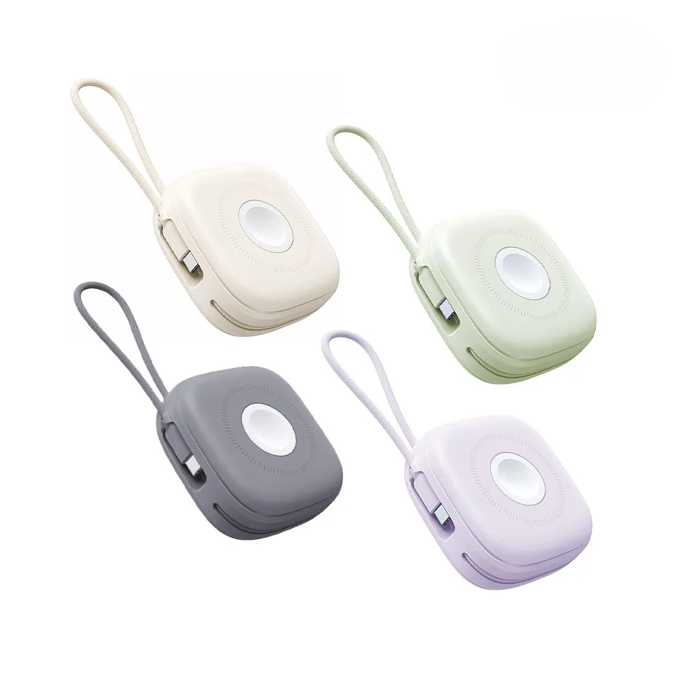【aircolor】10000mAh 雲朵系磁吸無線快充行動電源(雙向快充 自帶雙線 apple watch適用)