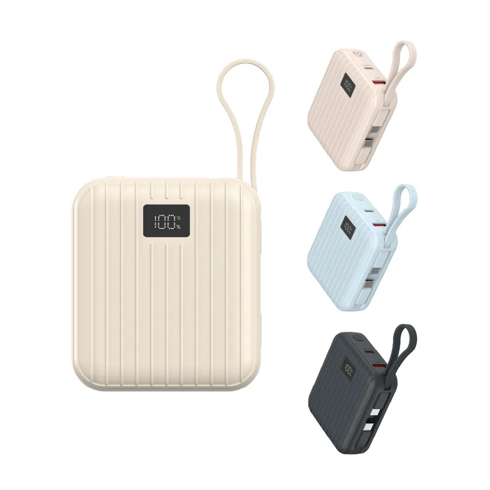 【aircolor】磁吸小方行動電源 10000mAh (準固態安全電芯 磁吸固定貼合 非無線充電)