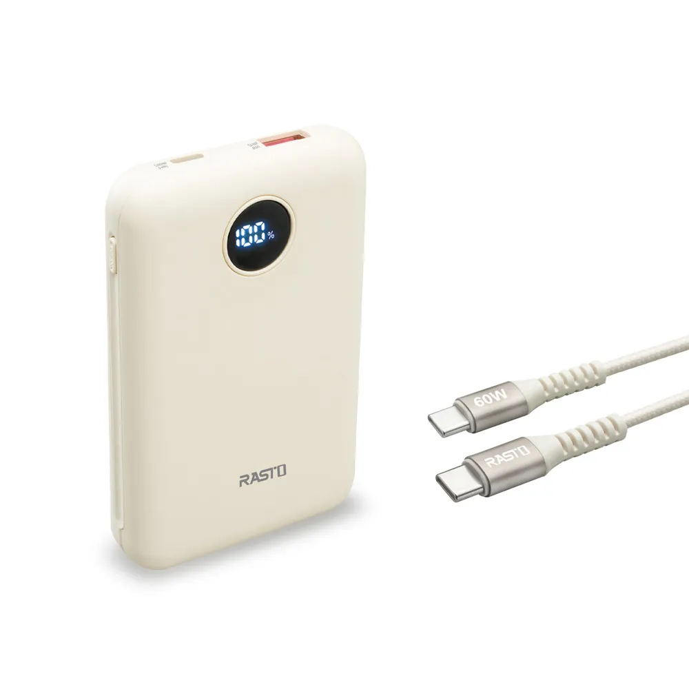 【RASTO】R-IPA072固態安全防爆不燃燒數顯10000mAh行動電源38.5Wh