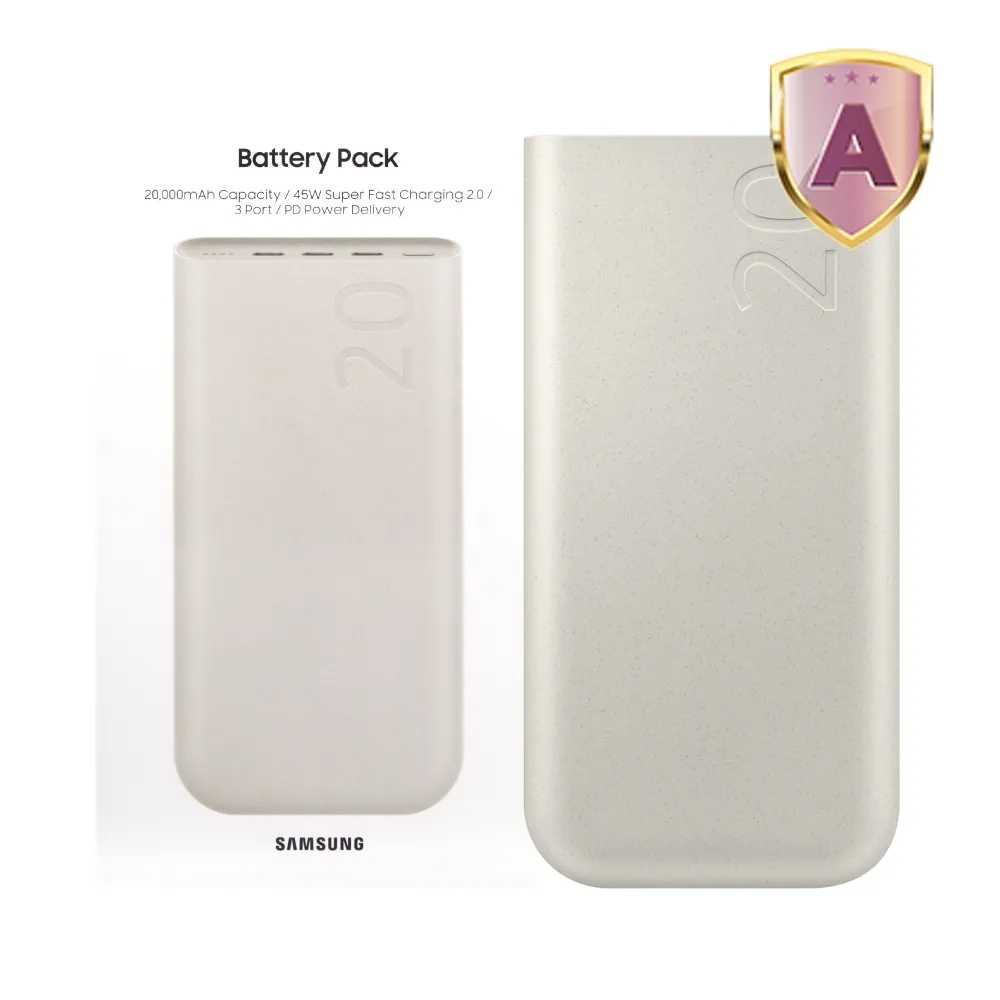 【Samsung 三星】原廠 20000mAh 45W Type C 超快速充電 2.0 行動電源(EB-P4520)