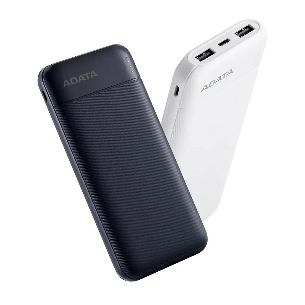 【ADATA 威剛】C100 2色可選 20W PD/QC薄型輕量極速快充行動電源-10000mAh(37Wh/具Wh標示)