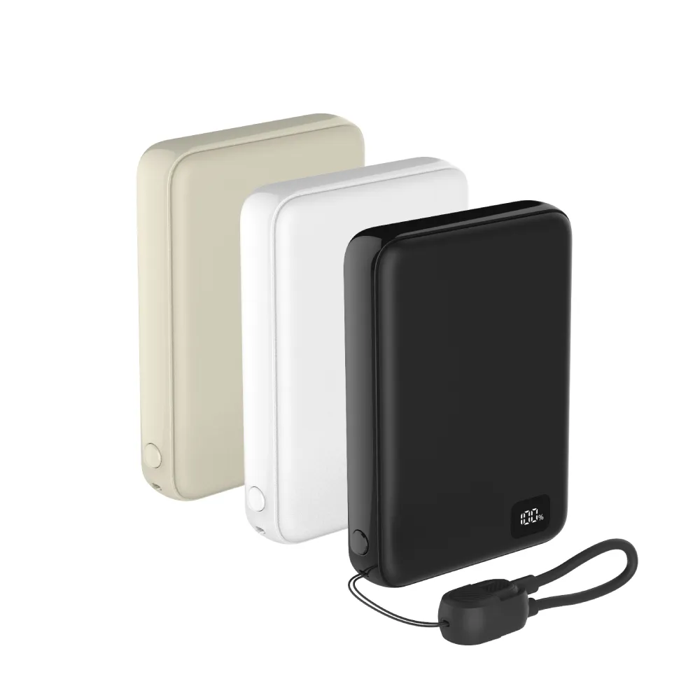 【SOLiDE】D1032B 10000mAh 1孔 NEXEN半固態磁吸防爆行動電源(自帶線/WH標示)