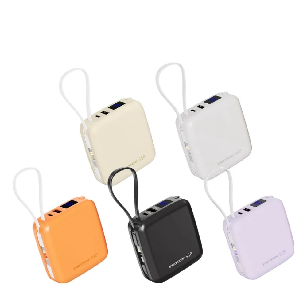 【PROTON 普騰】普騰 固態8in1小方磚行動電源10000mah