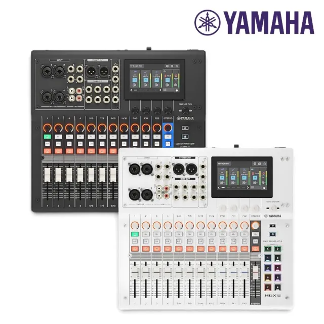 【Yamaha 山葉音樂】MGX12 18聲道數位混音控台 附贈軟體/為音樂而進化(樂器 錄音 直播 演出 Cubase)