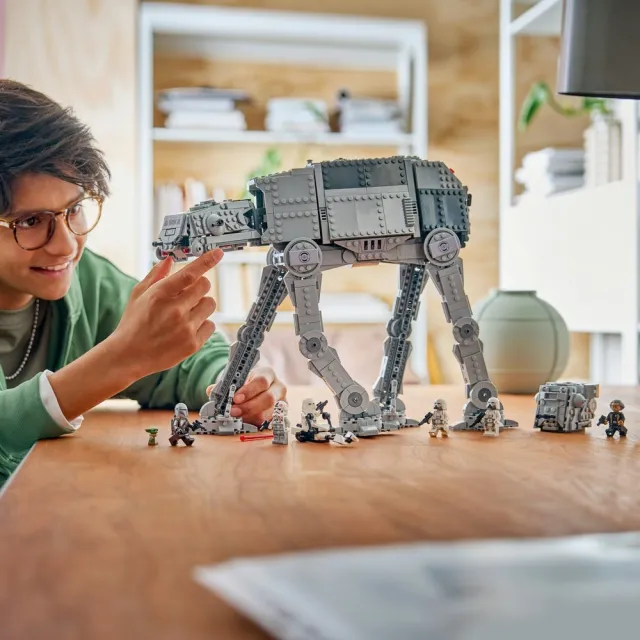 【LEGO 樂高】星際大戰系列 75454 Imperial Remnant AT-AT 和 INT-4(星戰 曼達洛人與古古 禮物 玩具)