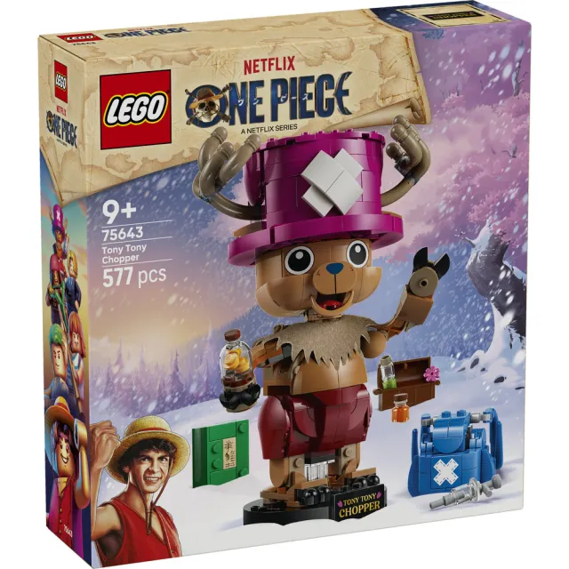 【LEGO 樂高】航海王系列 75643 多尼多尼喬巴(ONE PIECE 海賊王 公仔 玩偶 居家擺設 禮物 周邊 玩具積木)