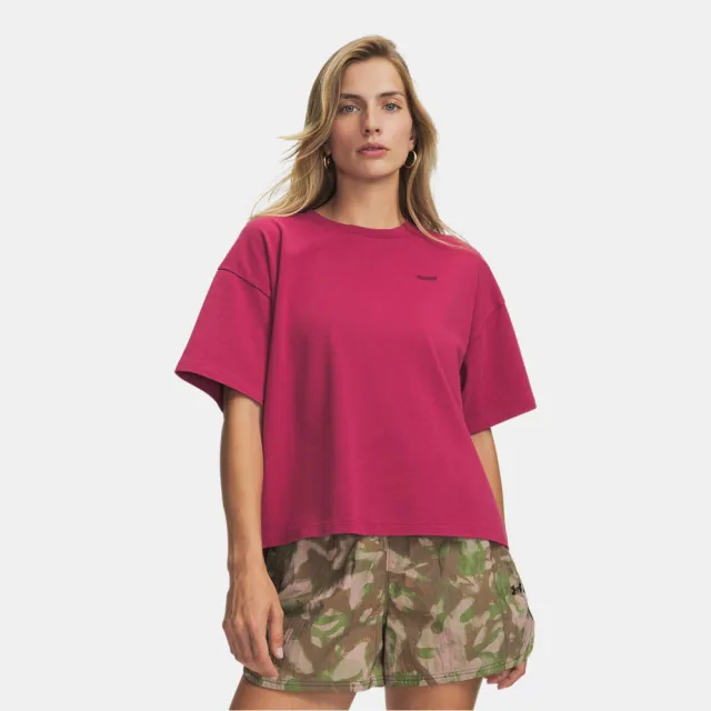 【UNDER ARMOUR】UA 女 HWT Wash Wordmark 短袖T-Shirt_6020001-623