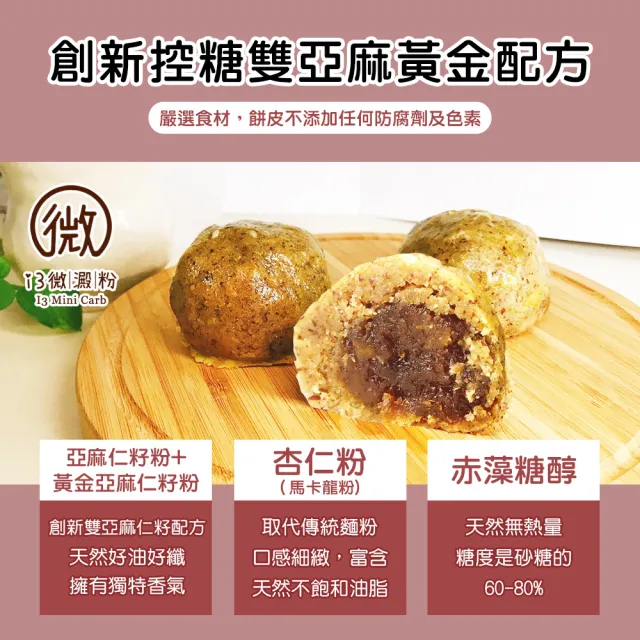 【i3微澱粉】百卡控糖點心禮盒5入x2盒-芋泥酥+鳳梨酥(25g 蛋奶素 月餅 手作)_年菜 年節禮盒
