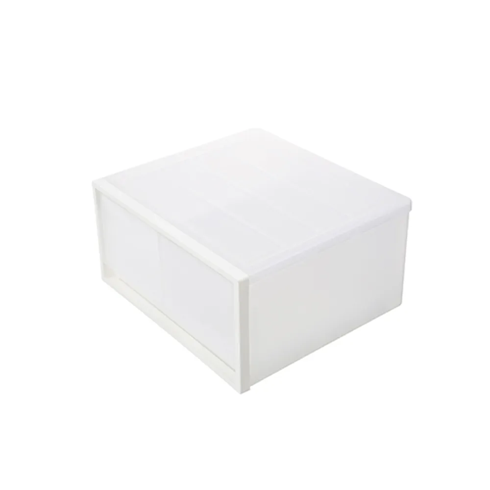 【真心良品】雪莉雙抽式整理箱20L-2入(收納箱 置物箱 玩具 衣物)