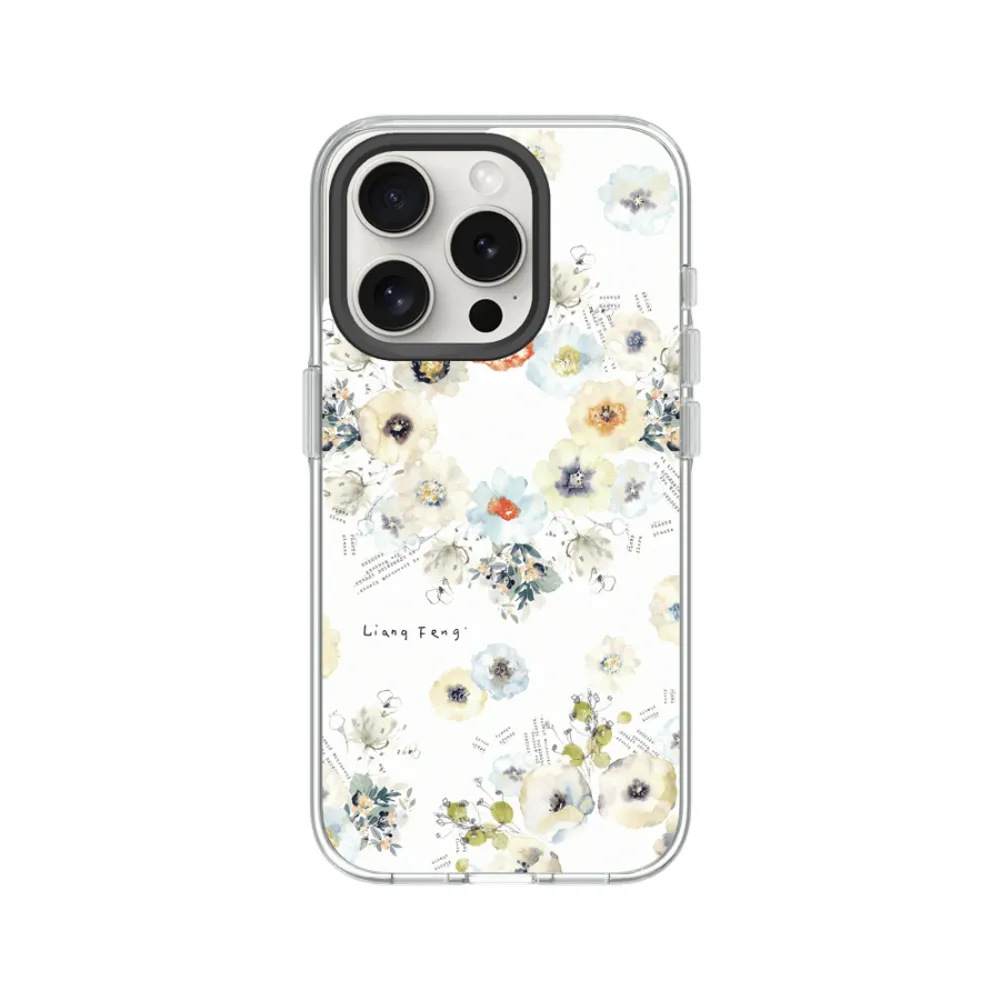 【RHINOSHIELD 犀牛盾】iPhone 15/Plus/15 Pro/Max Clear透明防摔手機殼/涼丰系列-窯花(涼丰)
