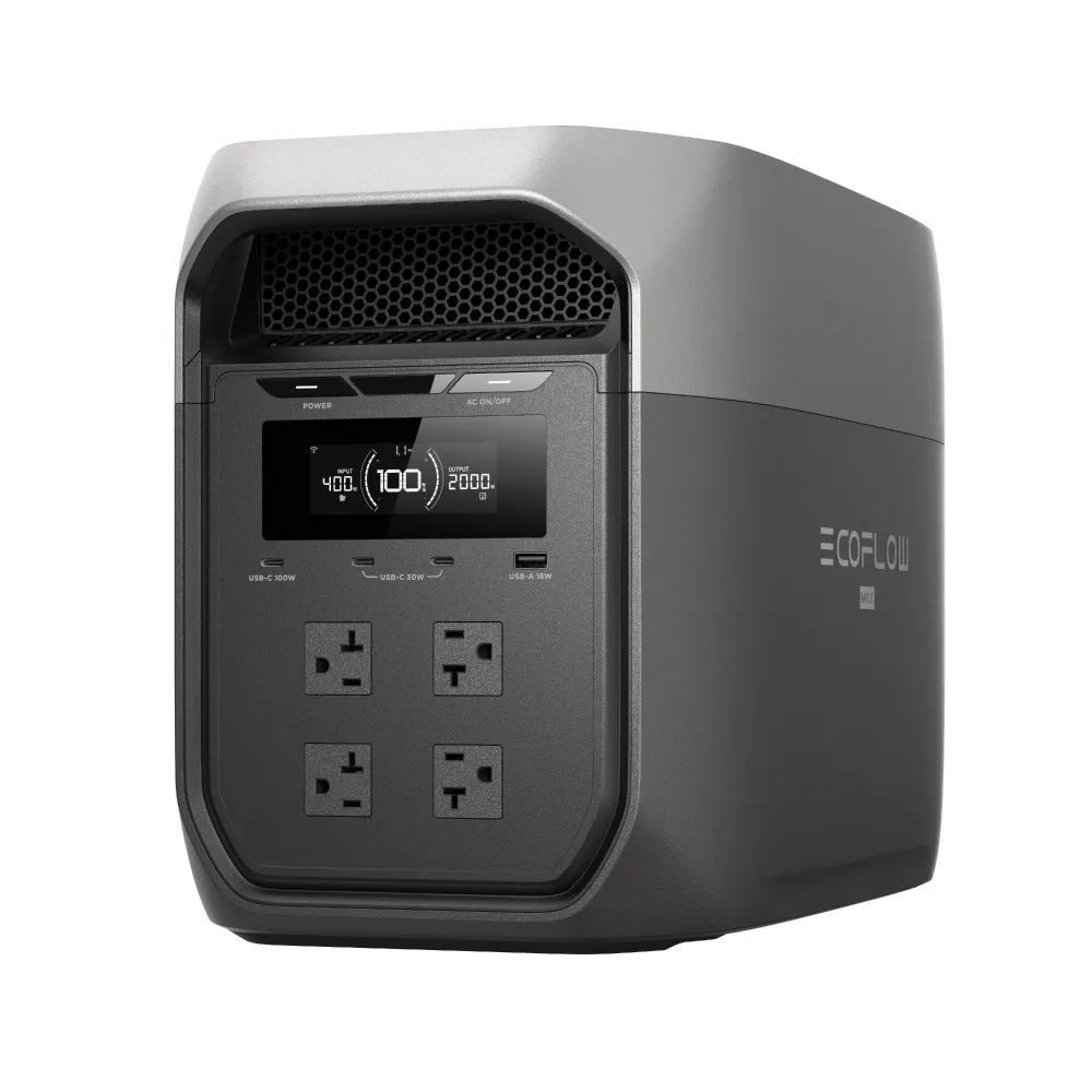 【ECOFLOW】DELTA 3 MAX 2400W戶外儲電設備 加贈收納包 (儲能電源 防颱必備 停電神器)