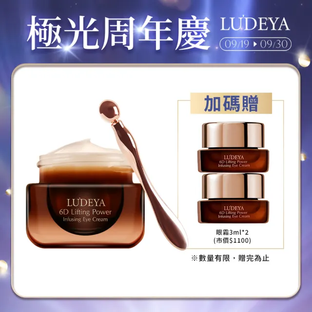 【LUDEYA】超緊緻微臻琥珀眼霜15ml