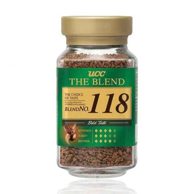 【UCC】4罐入 上島咖啡 THE BLEND 118 即溶美式無糖黑咖啡粉 日本原裝進口食品 深烘焙速溶沖泡拿鐵那堤（其他規格）