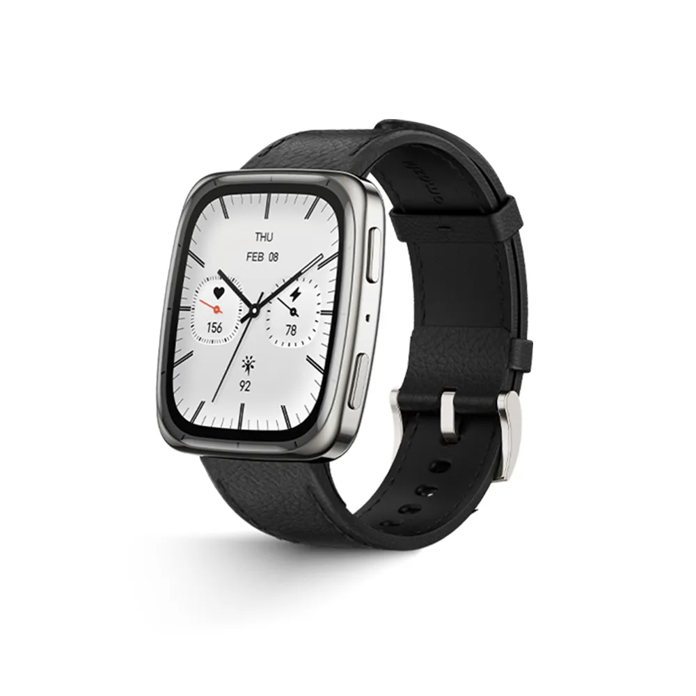 【Amazfit 華米】Active 2 Square藍寶石版44mm智慧手錶(160+種運動模式/24小時健康偵測/HYROX比賽模式)