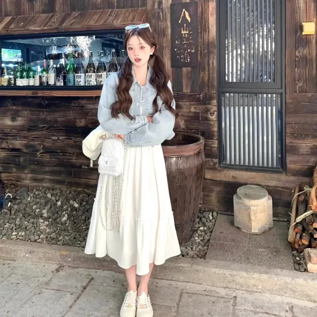 【AS 梨卡】女裝 洋裝 長裙 有內裡 度假吊帶 夏日長裙 白色吊帶 露背長裙 沙灘洋裝 GA849