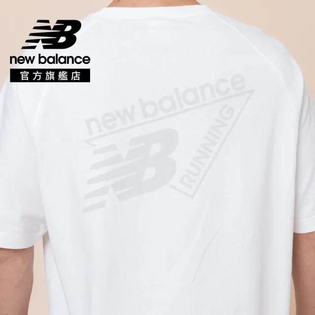 【NEW BALANCE】NB 重磅Logo短袖上衣_男性_灰紫/白色任選_MT62F506AA9_MT62F506WT(美版 版型偏大)