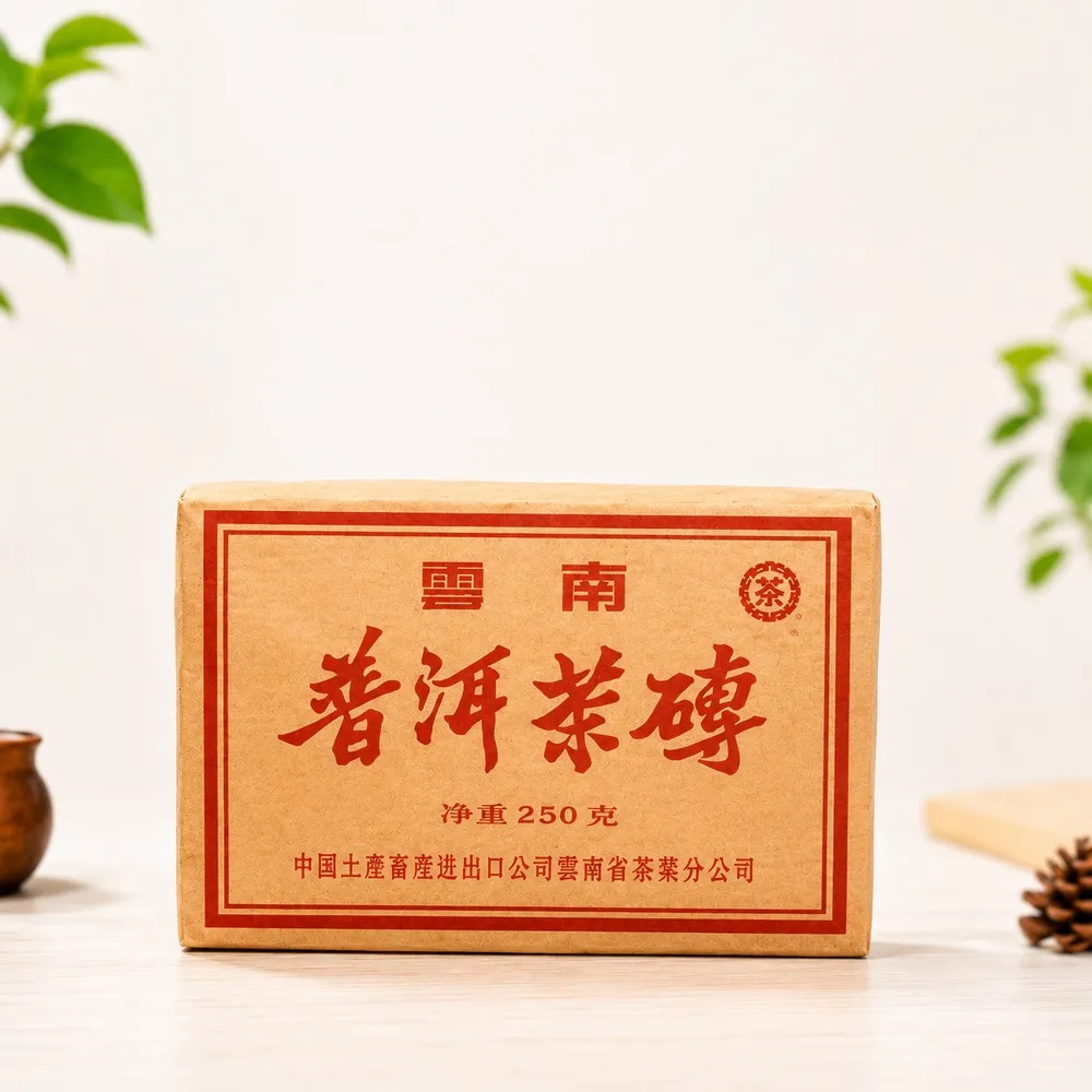 典慶號2002年勐海普洱熟茶磚250g｜普洱熟茶/雲南普洱茶/茶磚/中茶品牌