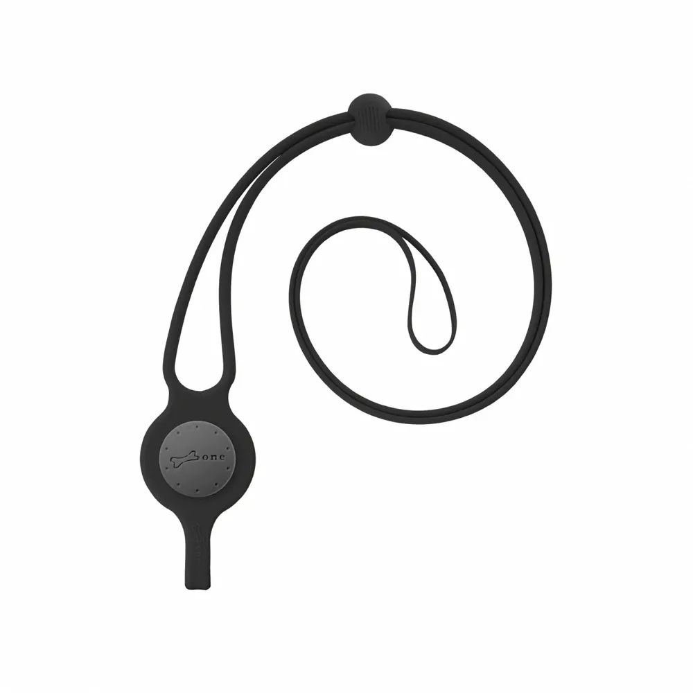 【Bone 蹦克】綁扣頸掛繩 Lanyard Hook - 簡約黑(手機掛繩 頸掛繩 萬用綁扣繩)
