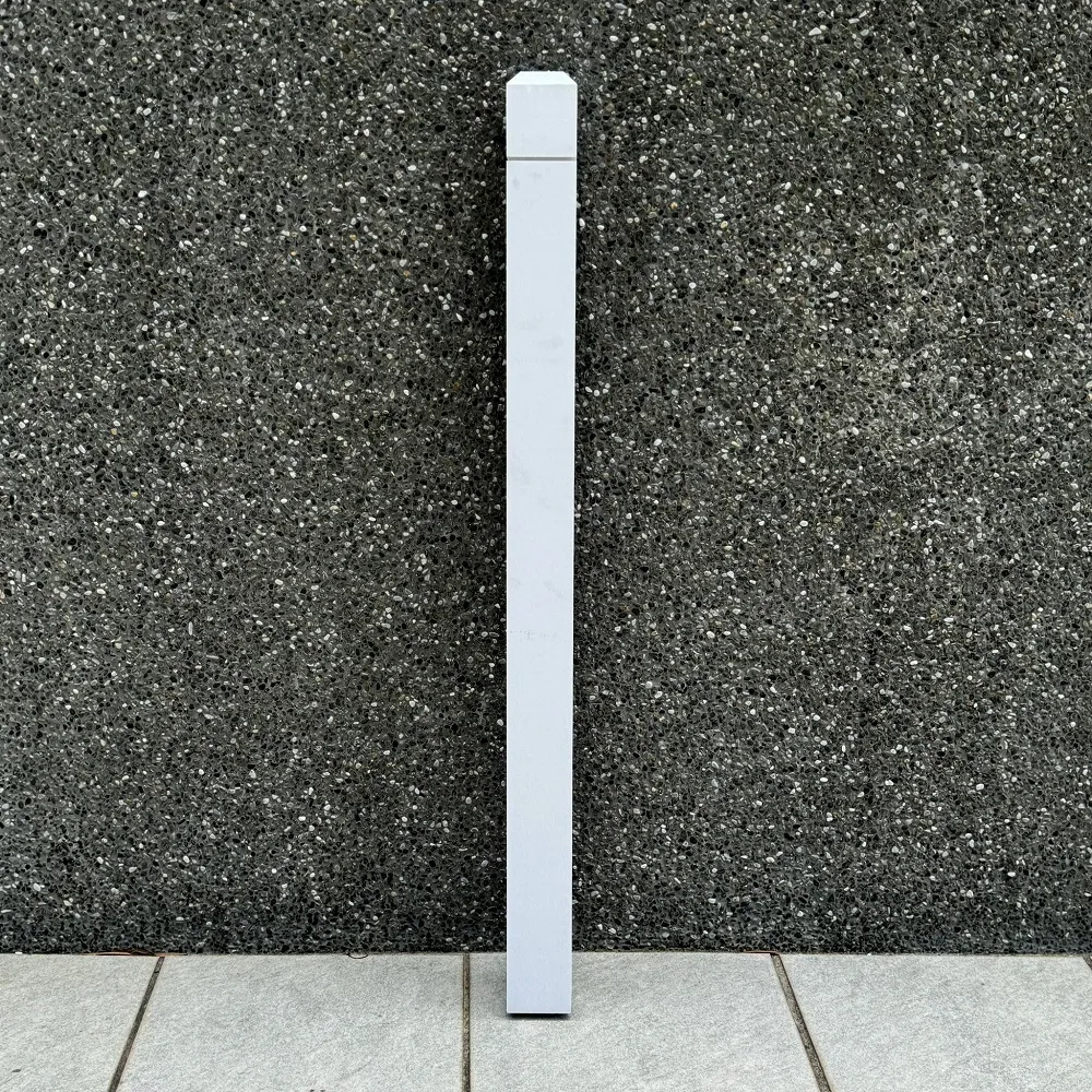 【沃克嚴選】塑木中空柱子-白色 6x6x84cm 1入