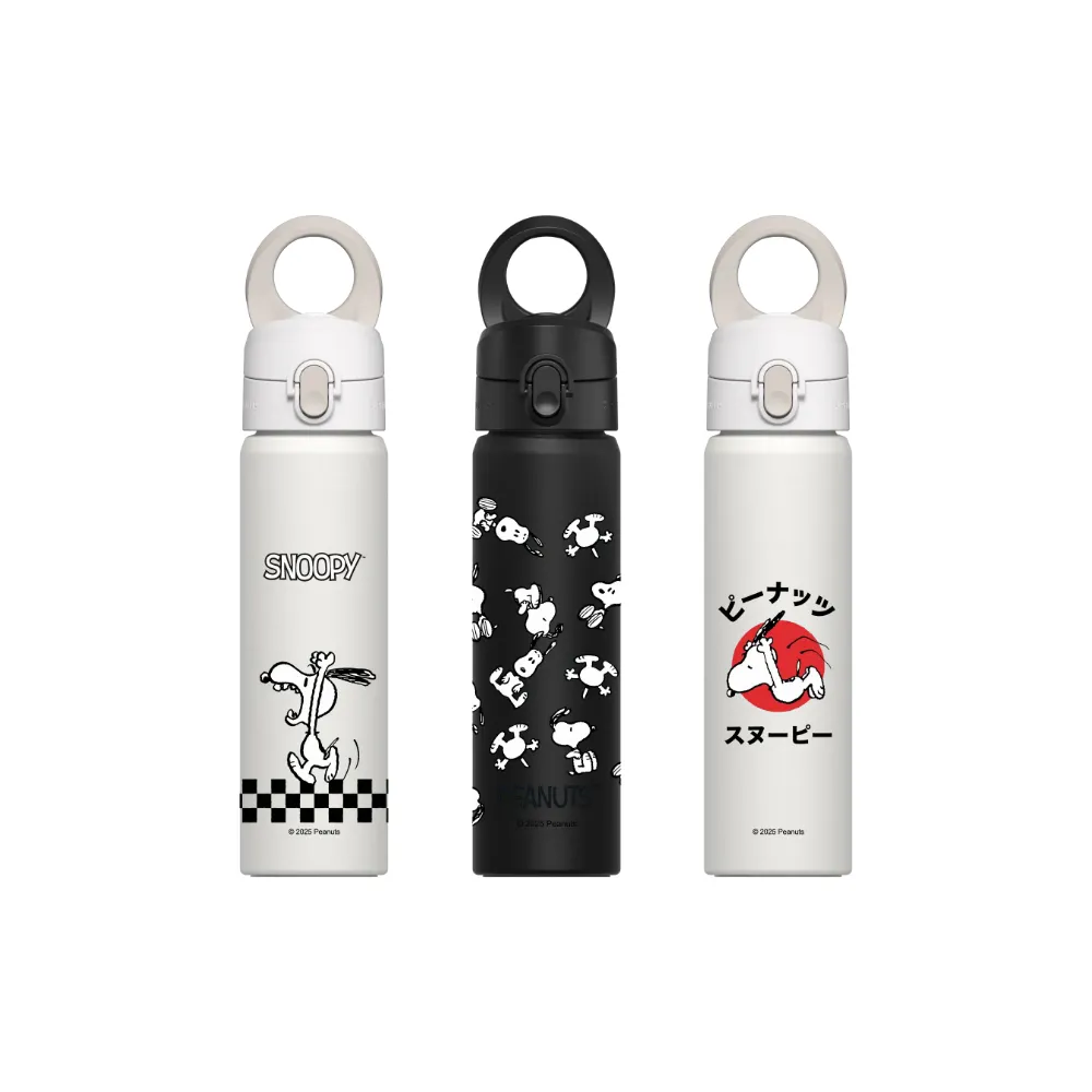 【RHINOSHIELD 犀牛盾】AquaStand磁吸水壺 不鏽鋼保溫杯 700ml MagSafe兼容支架運動水壺(Snoopy 史努比)