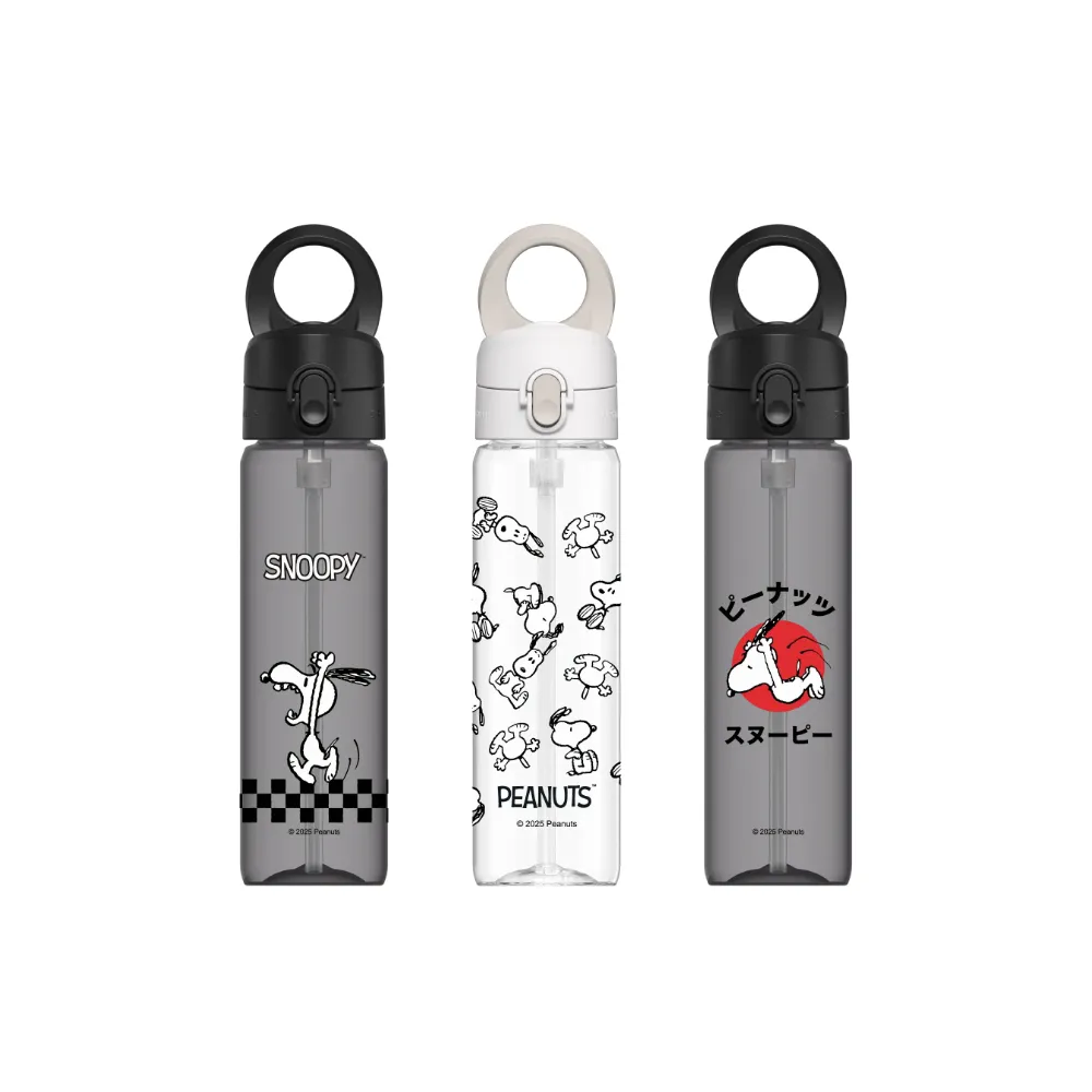 【RHINOSHIELD 犀牛盾】AquaStand磁吸水壺Tritan輕量瓶800ml(附吸管)MagSafe兼容支架運動水壺(Snoopy)