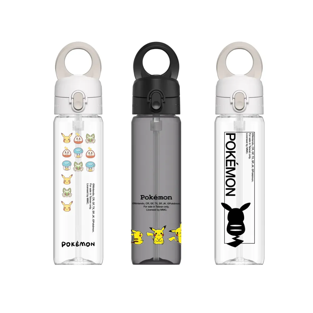 【RHINOSHIELD 犀牛盾】AquaStand磁吸水壺-Tritan輕量瓶 800ml (附吸管)MagSafe兼容支架運動水壺(寶可夢)