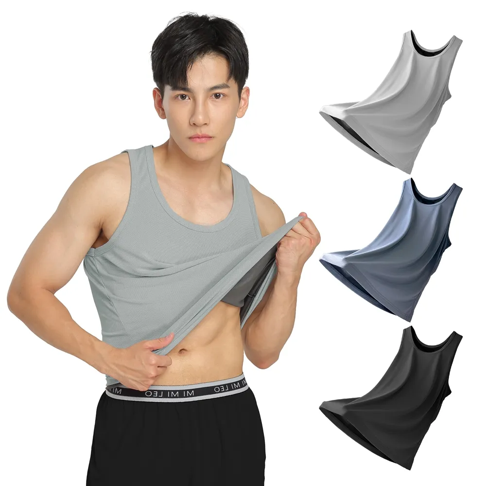 【MI MI LEO】5件組-台灣製竹炭科技抑菌男背心(四季可穿 單穿舒適 內著升溫)