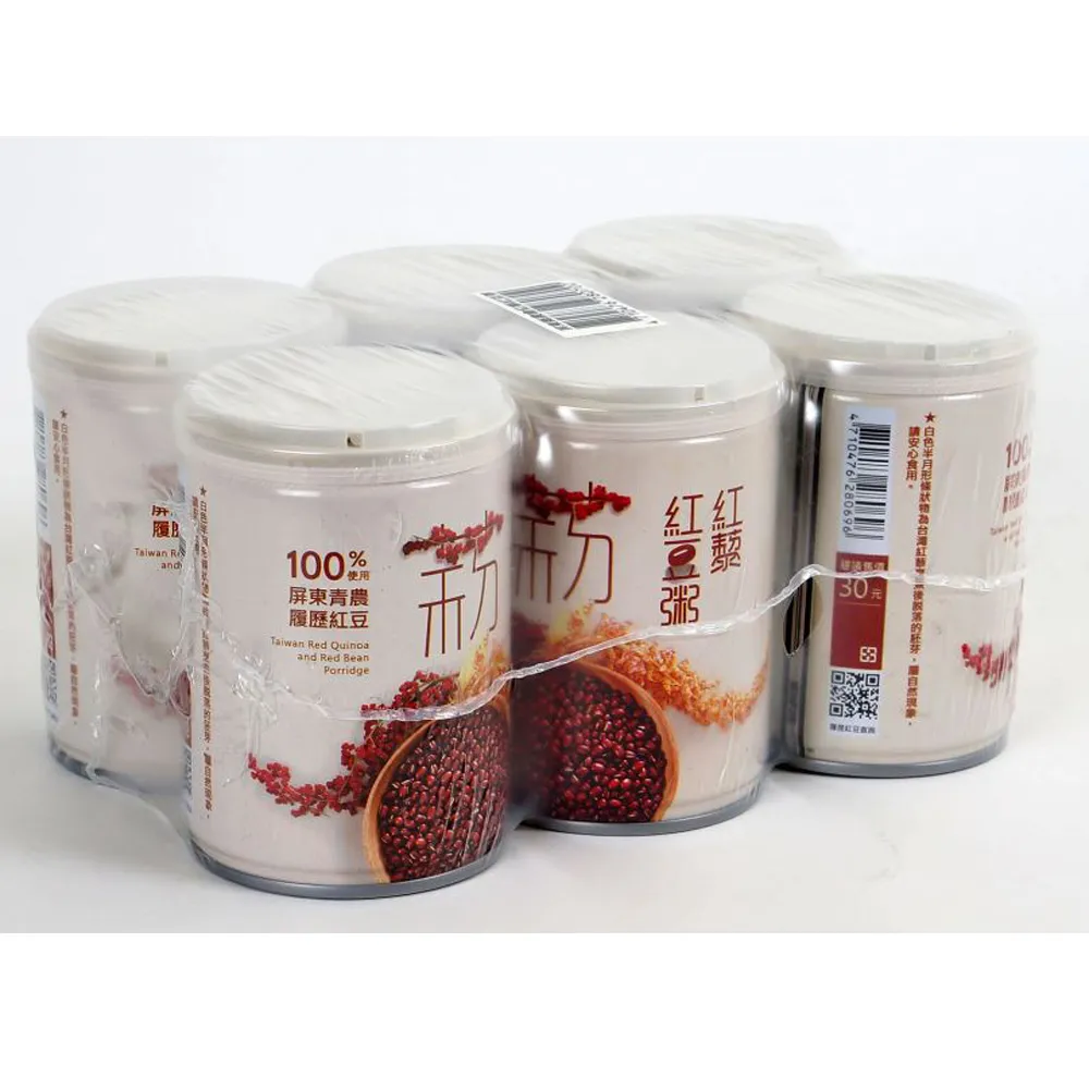 【屏東縣農會】紅藜紅豆粥-收縮膜裝X2箱(250gX6罐X4組/箱)