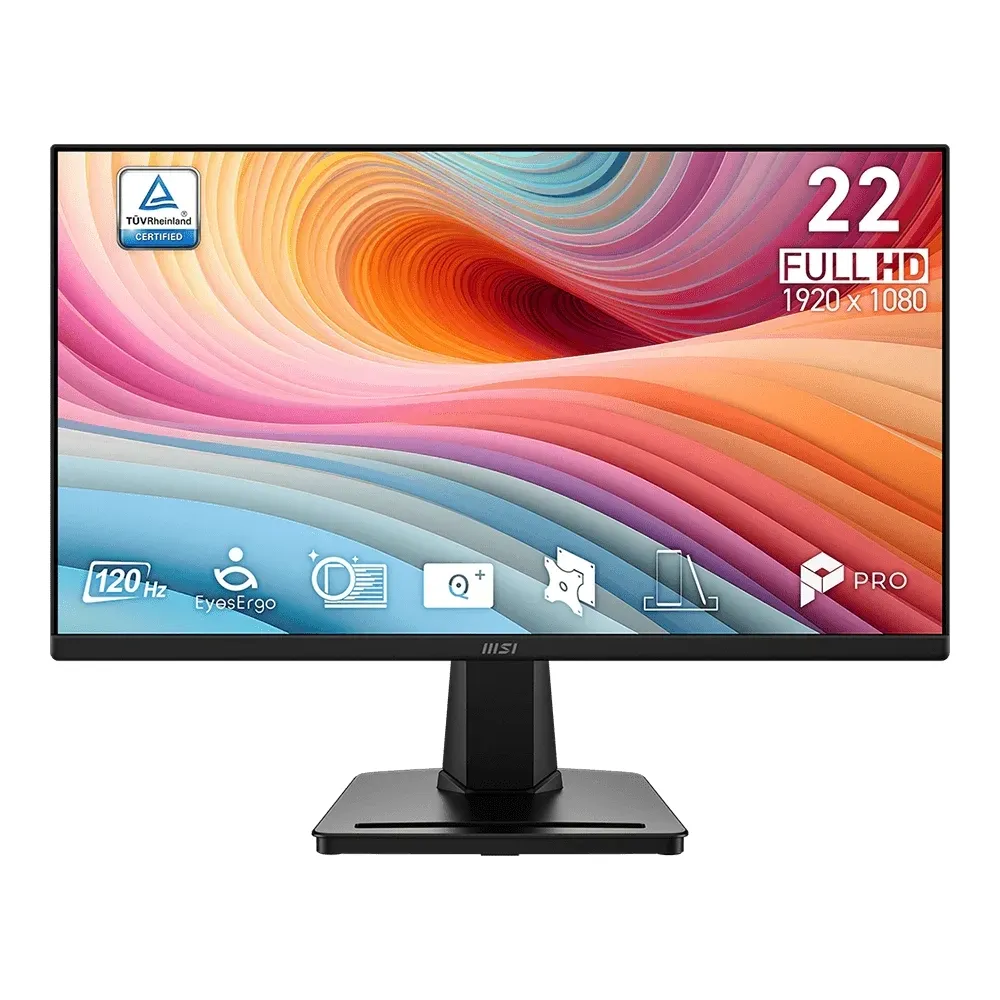 【MSI 微星】PRO MP225 E12VL 22型 120Hz 平面美型商用螢幕(TUV護眼認證/HDMI/1ms)