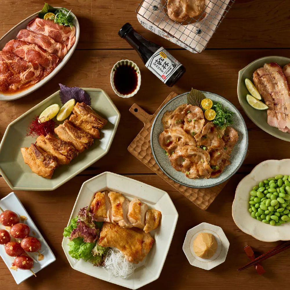 【台畜】乾杯燒肉居酒屋x台畜 經典烤肉7件組 | Classic BBQ Set 中秋烤肉必備組 BBQ 日式烤肉組)
